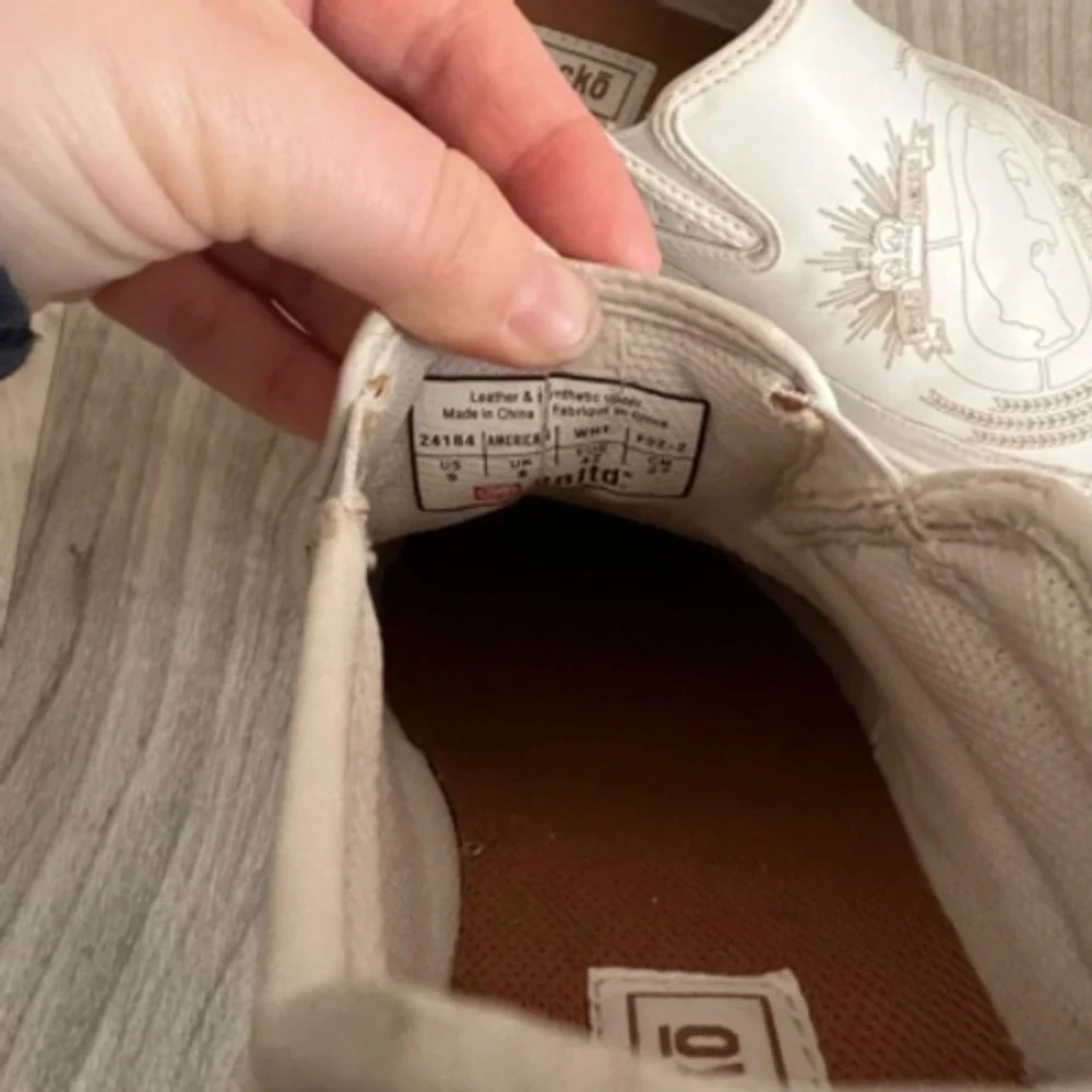 Ecko Unltd Mens Casual Slip-On Shoes White Leather Rhino Round Toe 9 EUR 42 - Picture 7 of 12